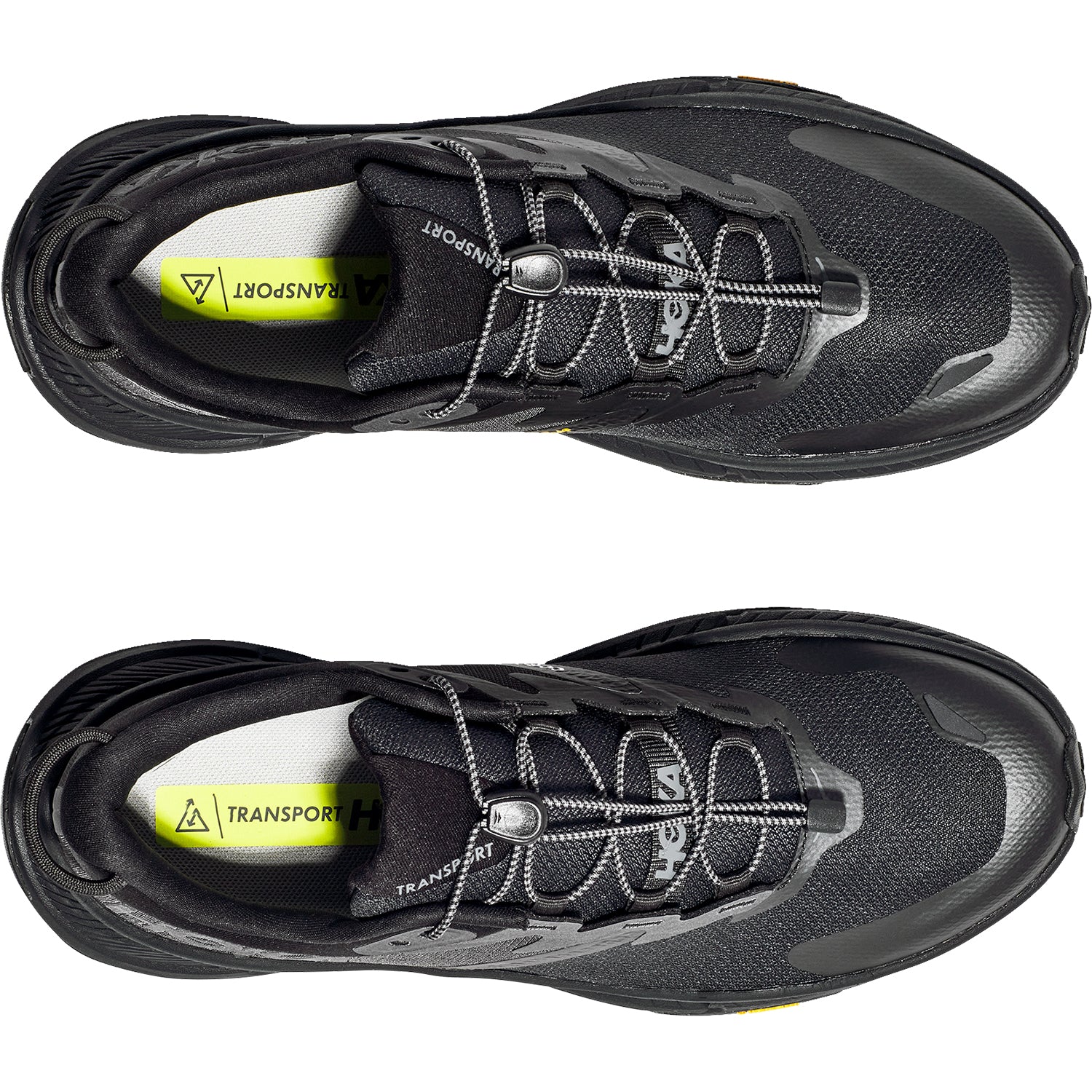 Women's Hoka Transport Black/Black Mesh – Footwear etc.