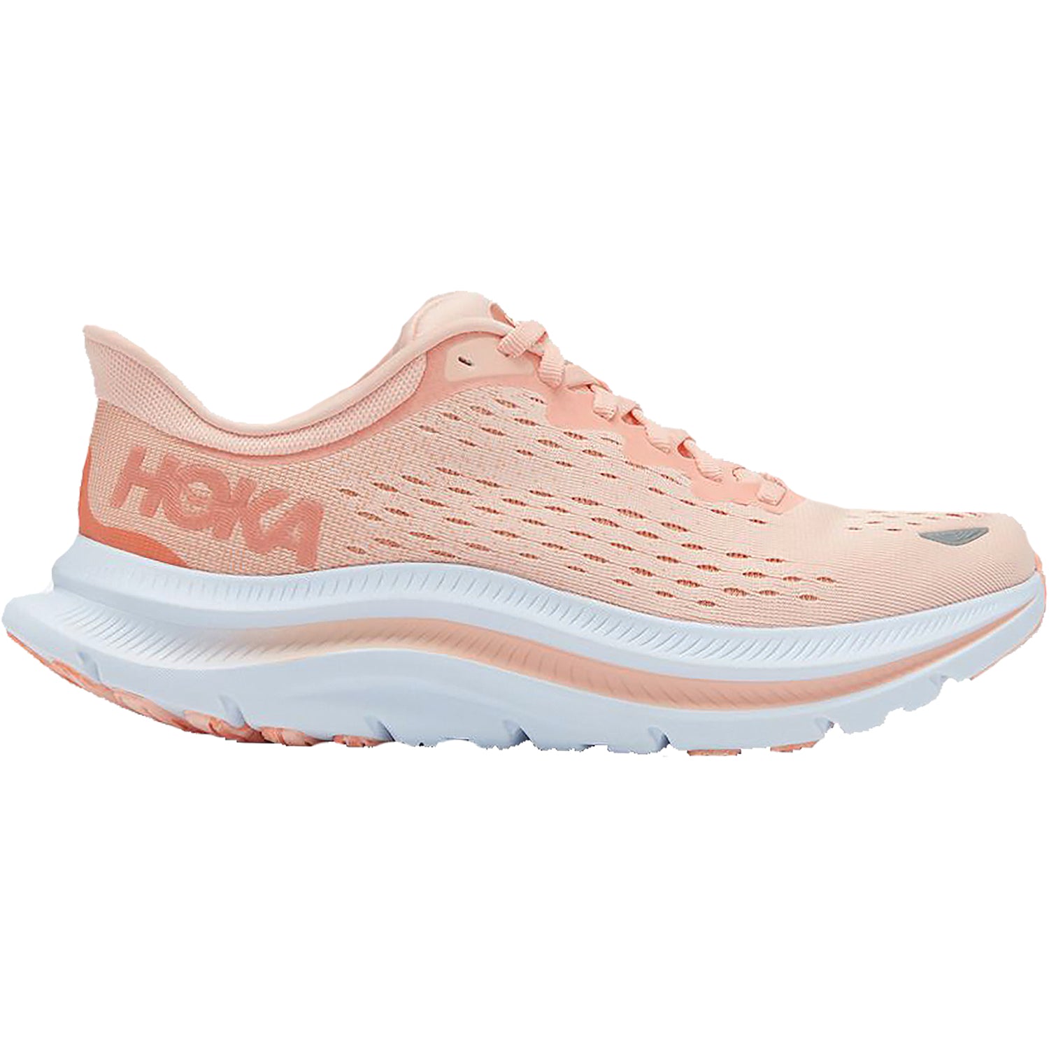 ハナゴエ Women's Hoka One One Kawana Peach Parfait/Shell Coral Mesh