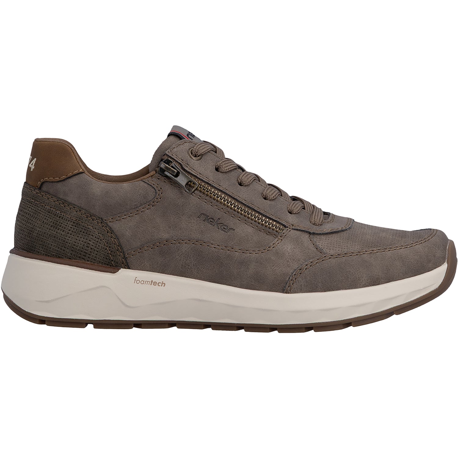 Mens Rieker Rieker 11504-64 Men's Lace Up Shoes Pfeffer/Kaffee Pfeffer/Kaffee