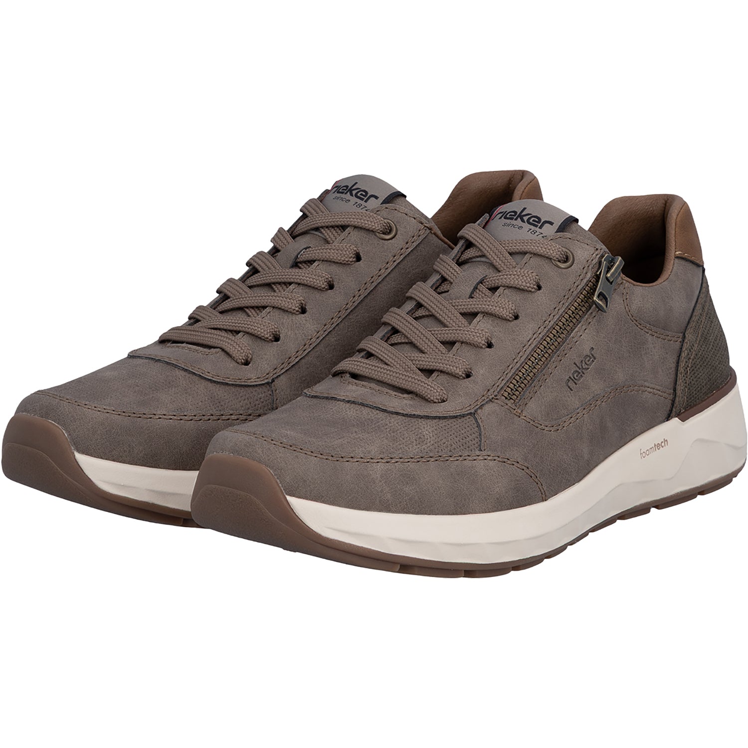Mens Rieker Rieker 11504-64 Men's Lace Up Shoes Pfeffer/Kaffee Pfeffer/Kaffee