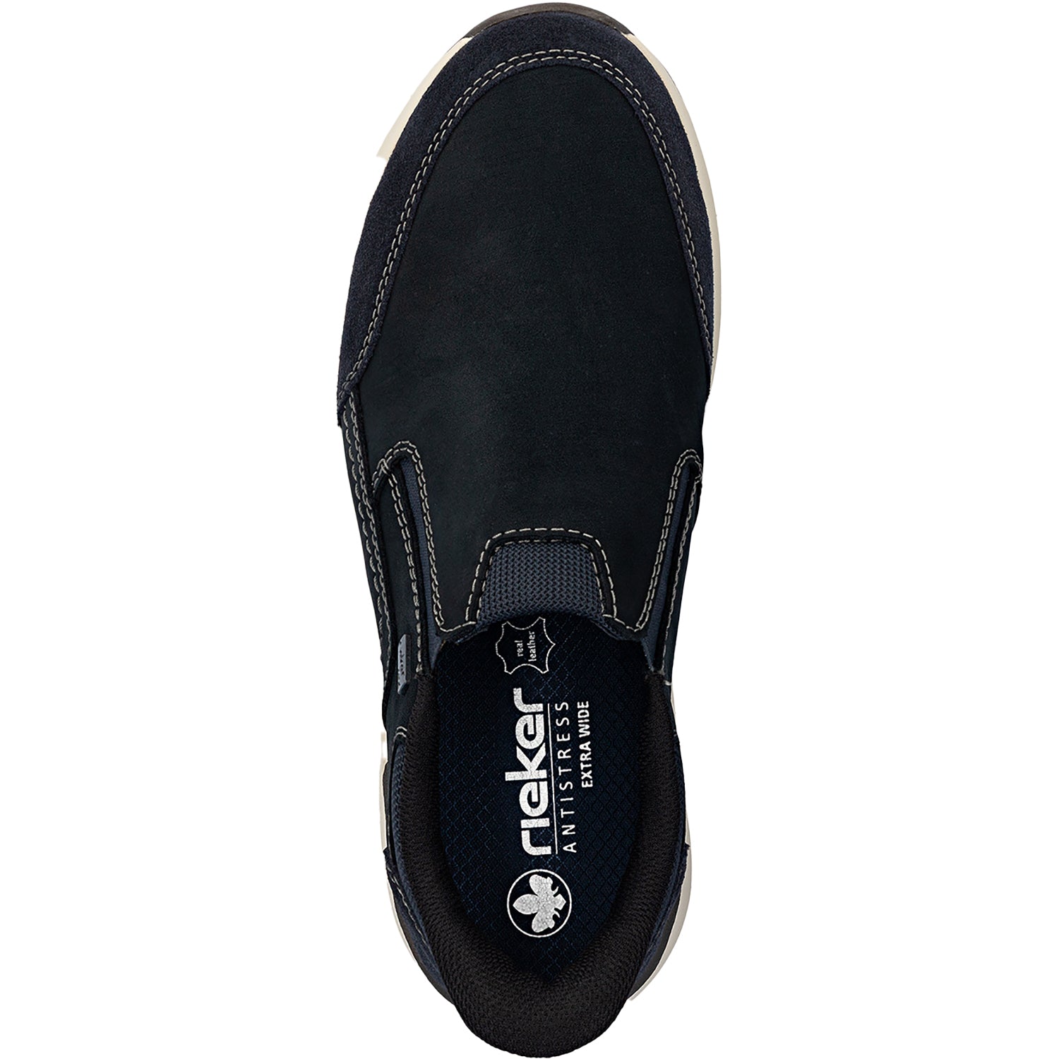 Mens Rieker Rieker 11551-14 Bruce Men's Slip Ons Kobalt/Pazifik/Ozean Kobalt/Pazifik/Ozean