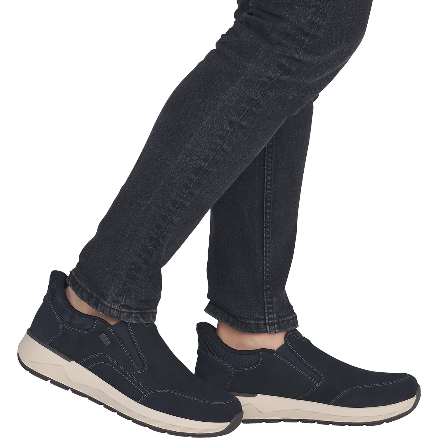 Mens Rieker Rieker 11551-14 Bruce Men's Slip Ons Kobalt/Pazifik/Ozean Kobalt/Pazifik/Ozean