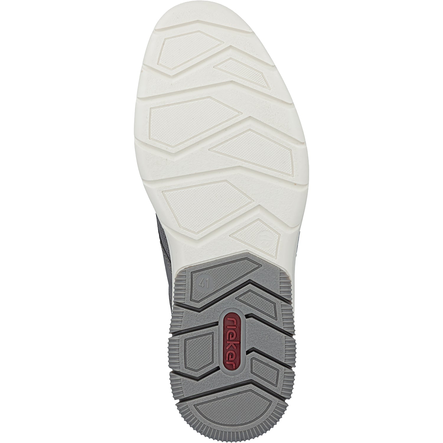 Mens Rieker Rieker 14450-42 Men's Dress Lace Up Shoes Cenere/Denim/Rauch Cenere/Denim/Rauch