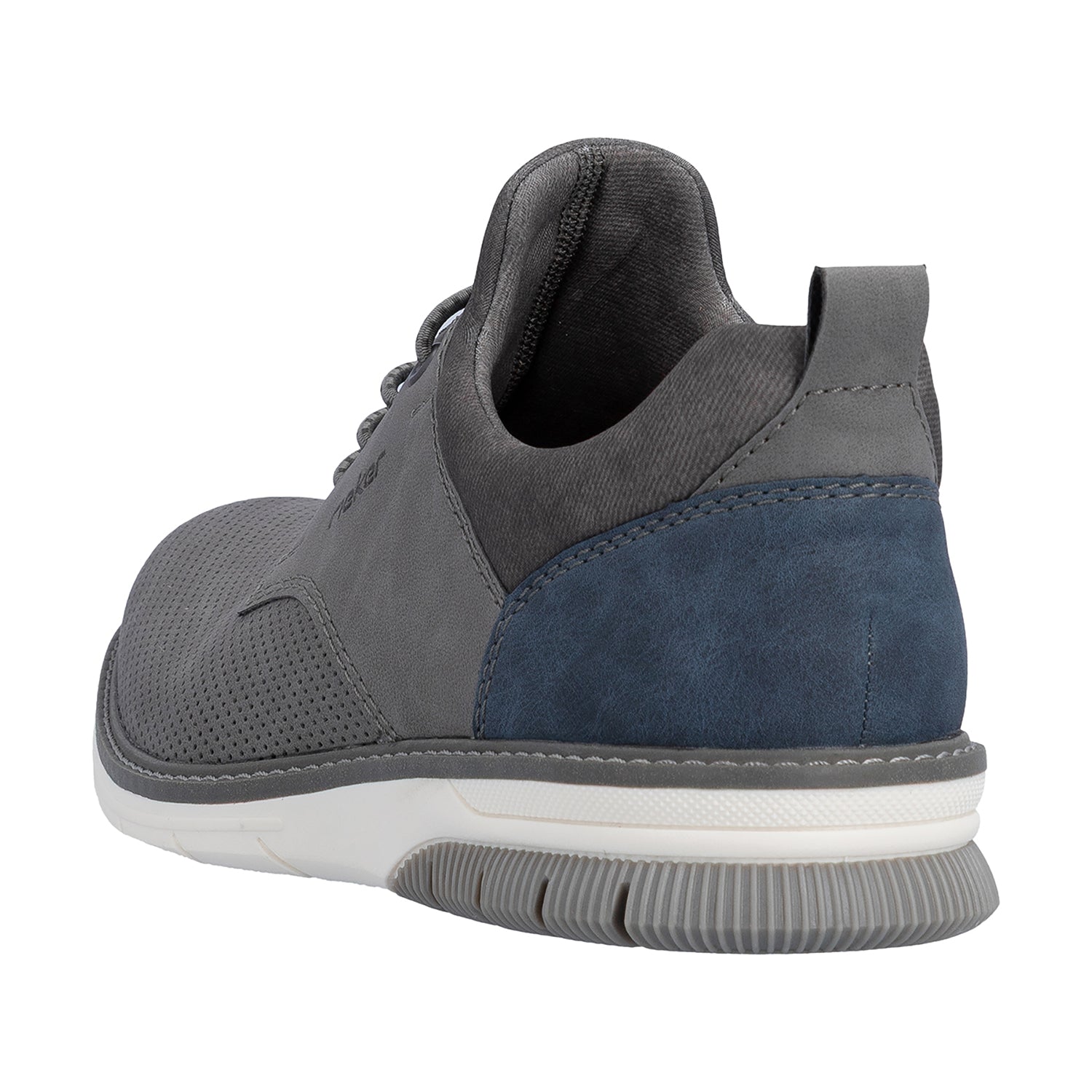 Mens Rieker Rieker 14450-42 Men's Dress Lace Up Shoes Cenere/Denim/Rauch Cenere/Denim/Rauch