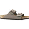 Unisex Birkenstock Unisex Birkenstock Arizona Stone Birkibuc Stone Birkibuc
