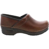 Womens Dansko Women's Dansko Professional Clog Tan Tumbled Pull Up Leather Tan Tumbled Pull Up Leather