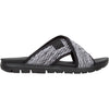 Womens Fit flop Women's Fit Flop Artknit Cross Slide Black Mix Fabric Black Mix Fabric