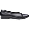 Womens Clarks Women's Clarks Un Darcey Ease Black Leather Black Leather Black Leather