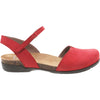 Womens Dansko Women's Dansko Rowan Red Nubuck Red Nubuck