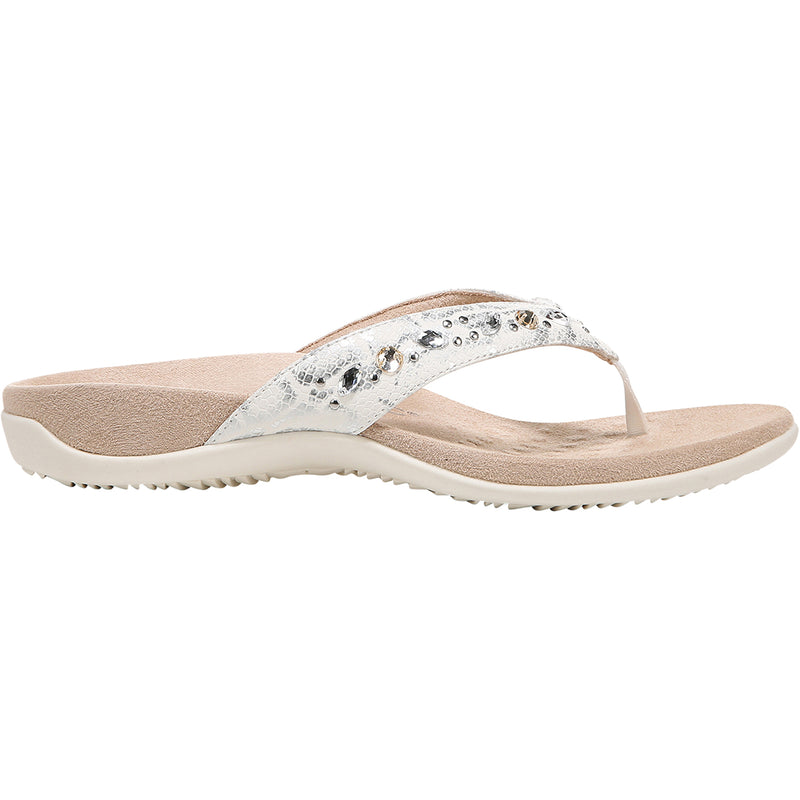 Women's Vionic Lucia White Leopard Synthetic
