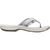 Womens Clarks Women's Clarks Cloudsteppers Breeze Sea Silver Synthetic Silver Synthetic