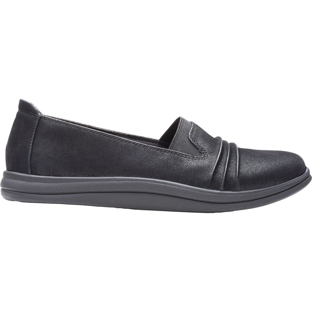 Womens Clarks Women's Clarks Cloudsteppers Breeze Sol Black Synthetic Black Synthetic