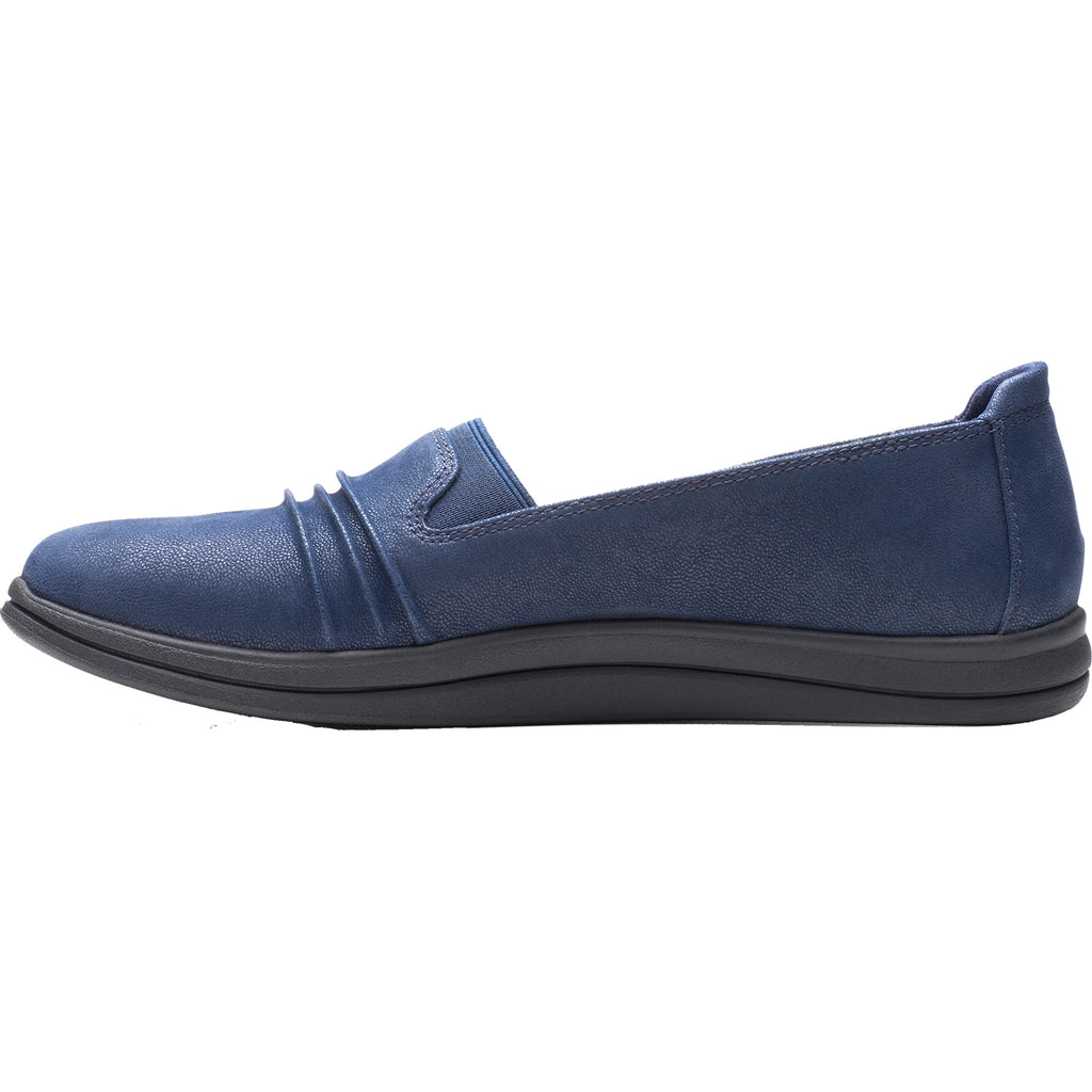 Womens Clarks Women's Clarks Cloudsteppers Breeze Sol Navy Synthetic Navy Synthetic
