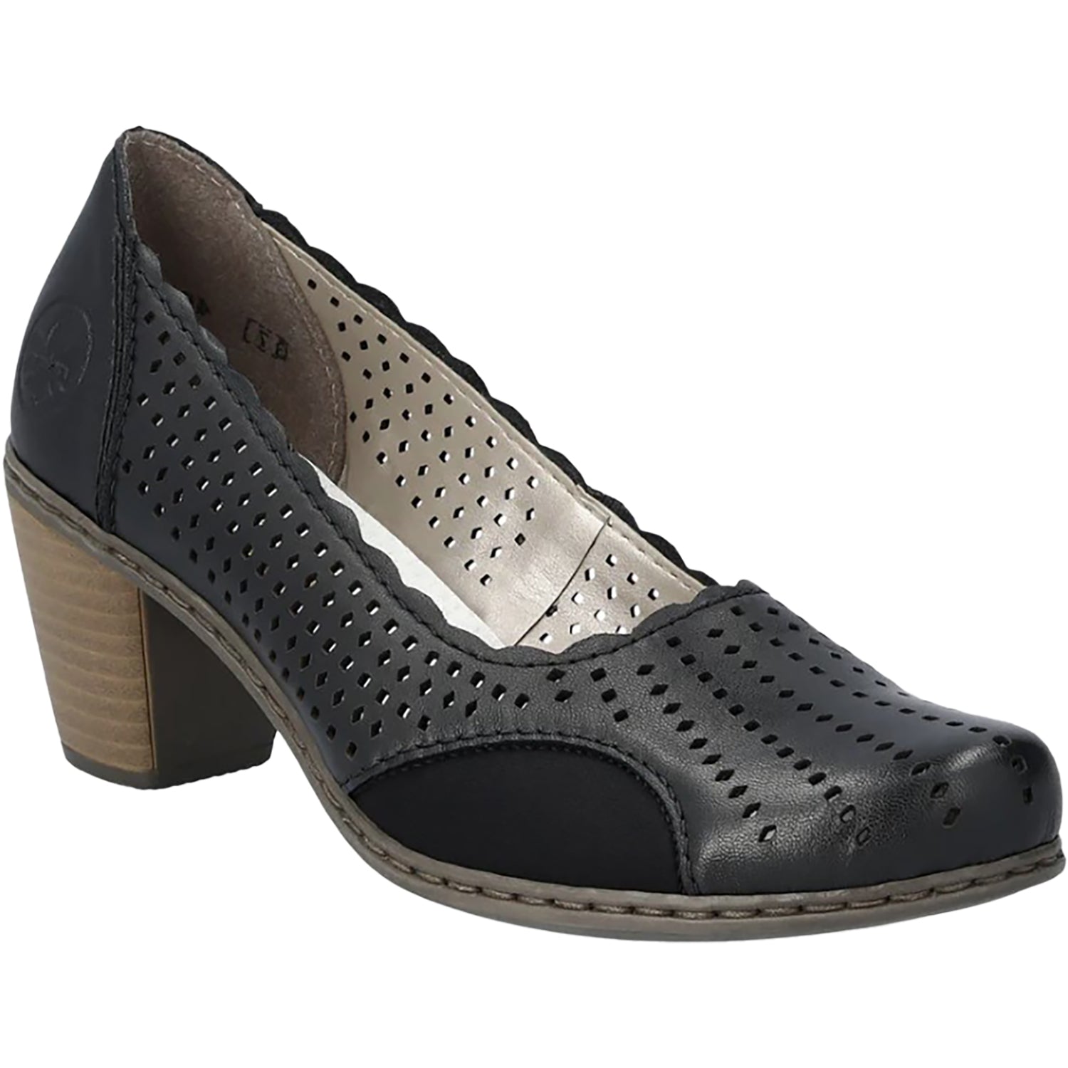 Womens Rieker Rieker 40952-00 Raffaela Women's Dress Shoes Black Black