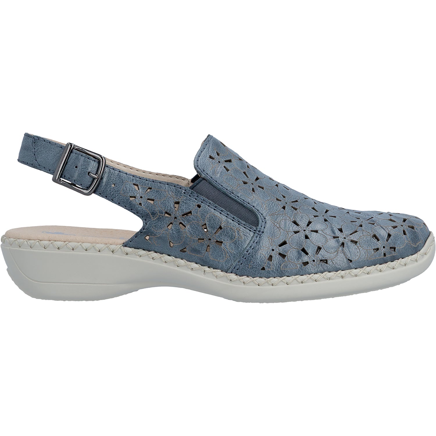 Womens Rieker Rieker 41371-12 Doris Women's Shoes Whitelake Whitelake