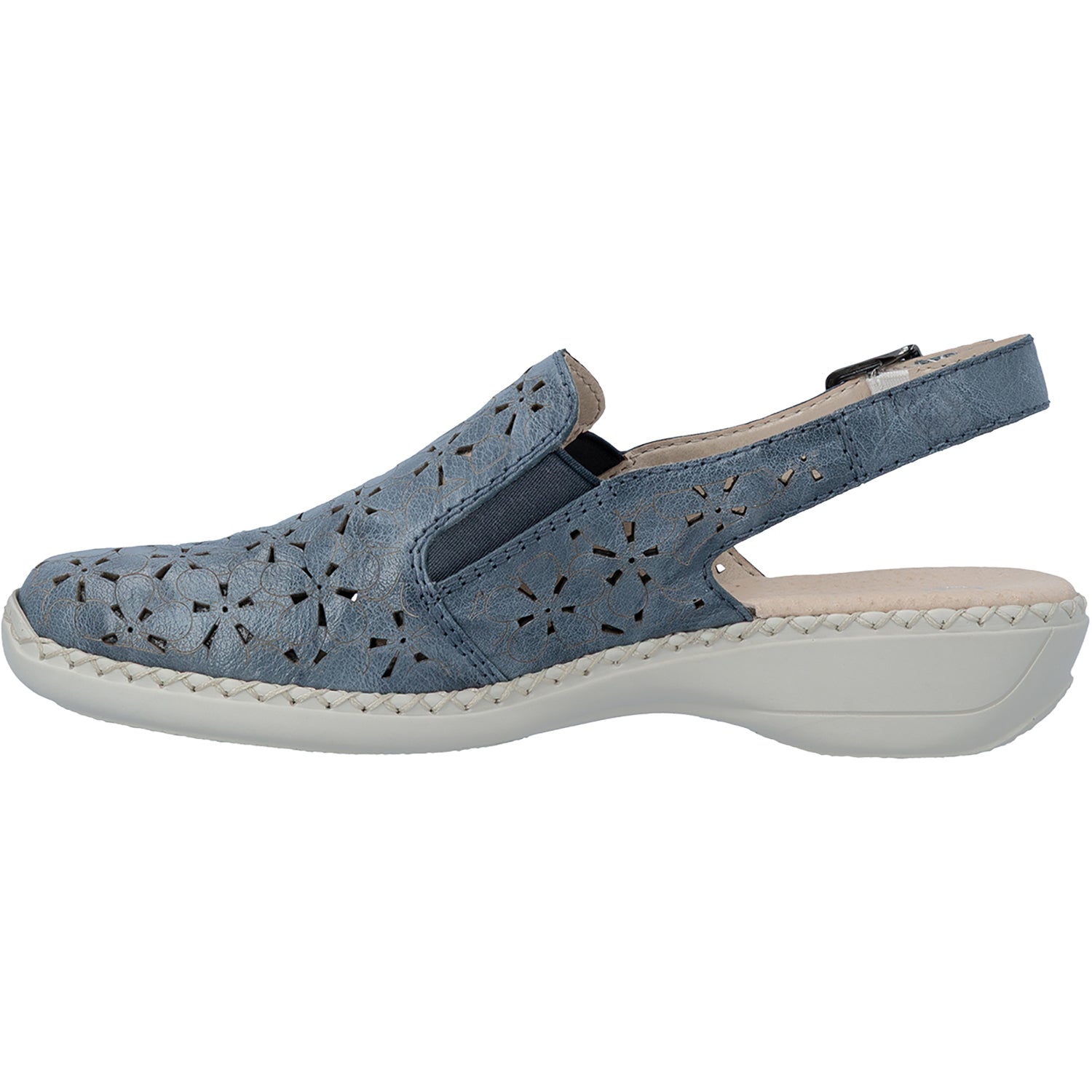 Womens Rieker Rieker 41371-12 Doris Women's Shoes Whitelake Whitelake
