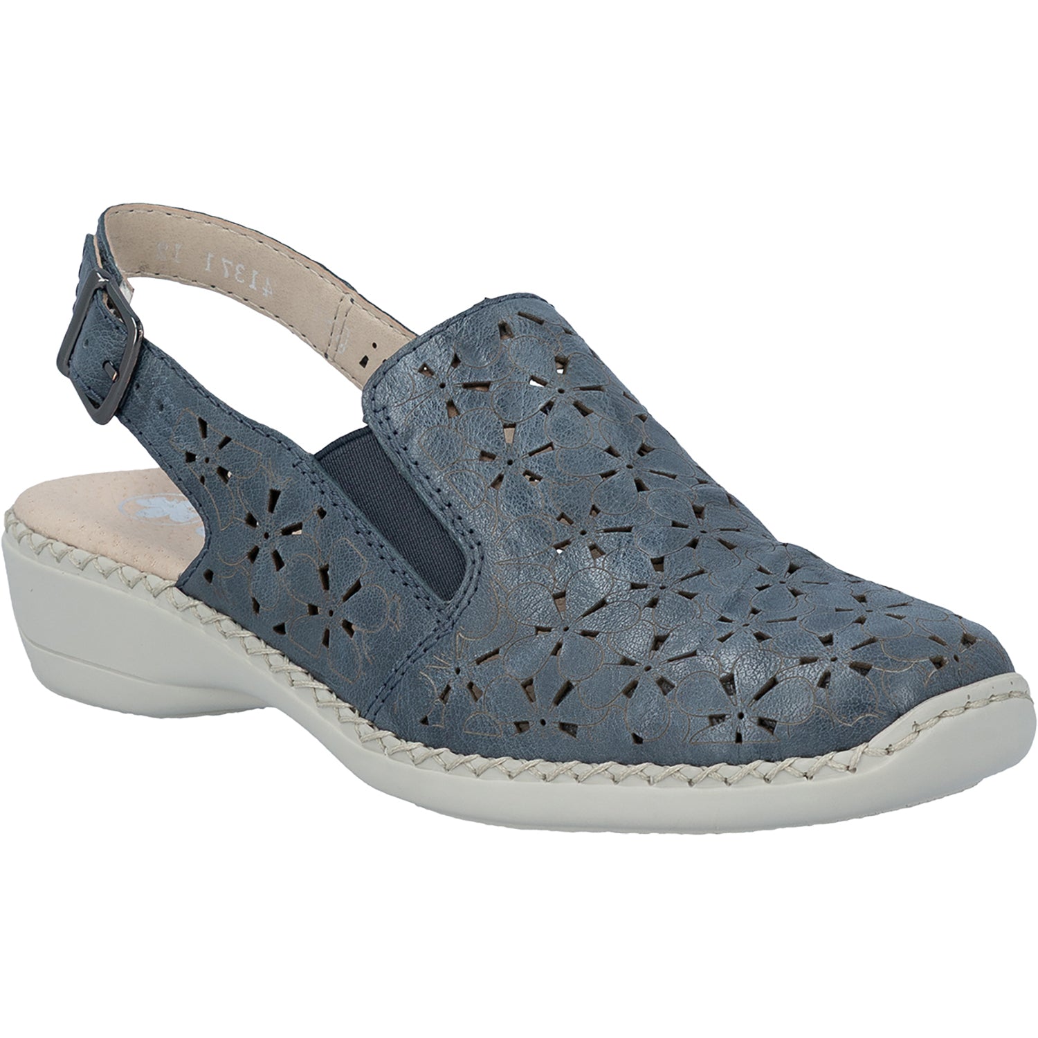 Womens Rieker Rieker 41371-12 Doris Women's Shoes Whitelake Whitelake