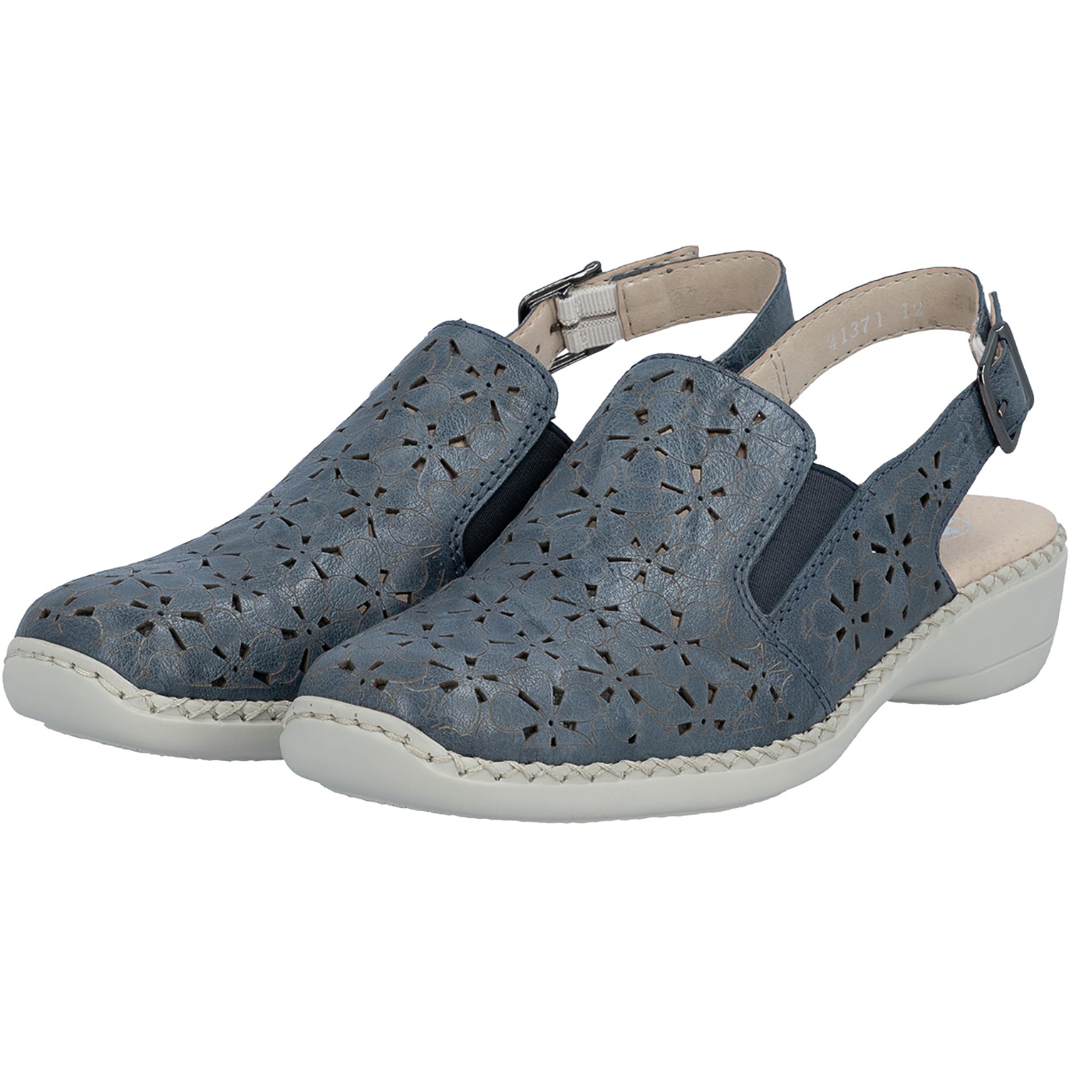 Womens Rieker Rieker 41371-12 Doris Women's Shoes Whitelake Whitelake