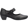 Womens Rieker Rieker 41756-00 Mariah Women's Mary Janes Black Leather Black Leather