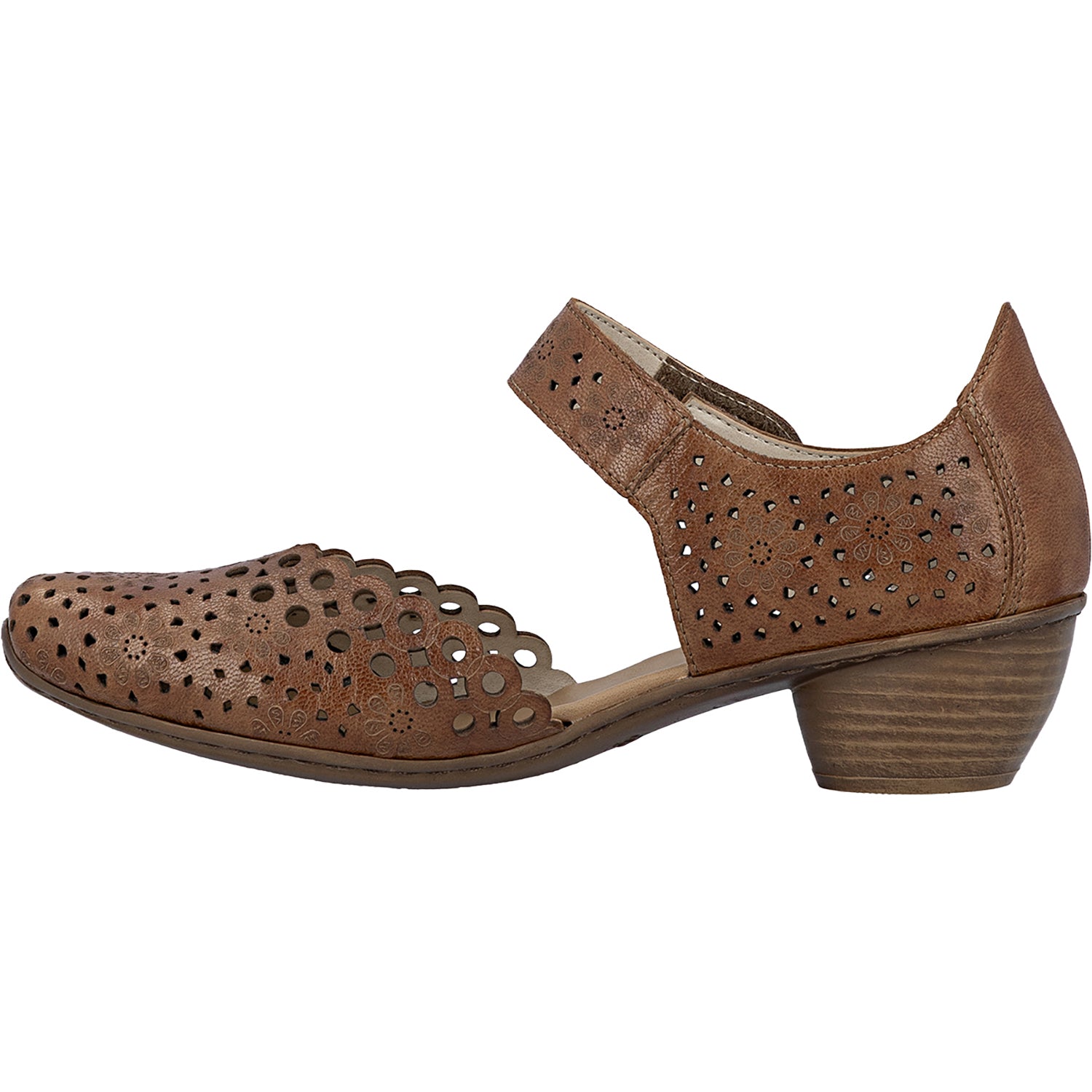 Womens Rieker Rieker 43753-22 Mirjam 53 Women's Dressy Mary Janes Cuoio Cuoio