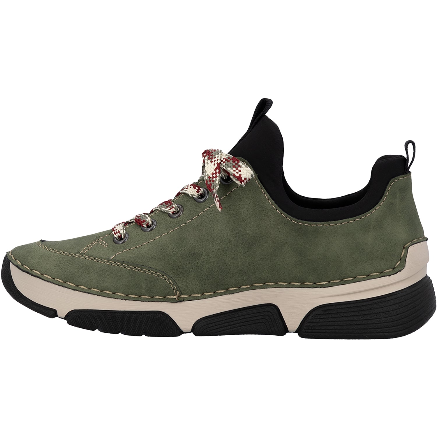 Womens Rieker Rieker 45973-54 Angela Women's Lace Up Shoes Liane/Schwarz Liane/Schwarz