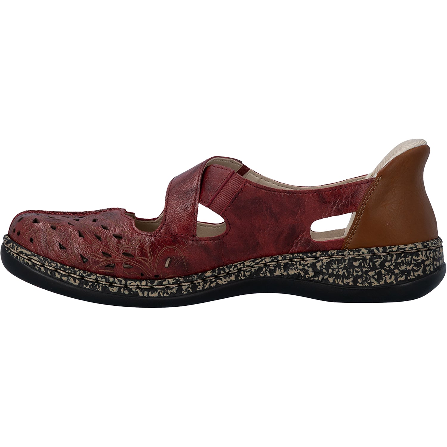 Womens Rieker Rieker 46352-33 Women's Mary Janes Red/Cayenne Red/Cayenne
