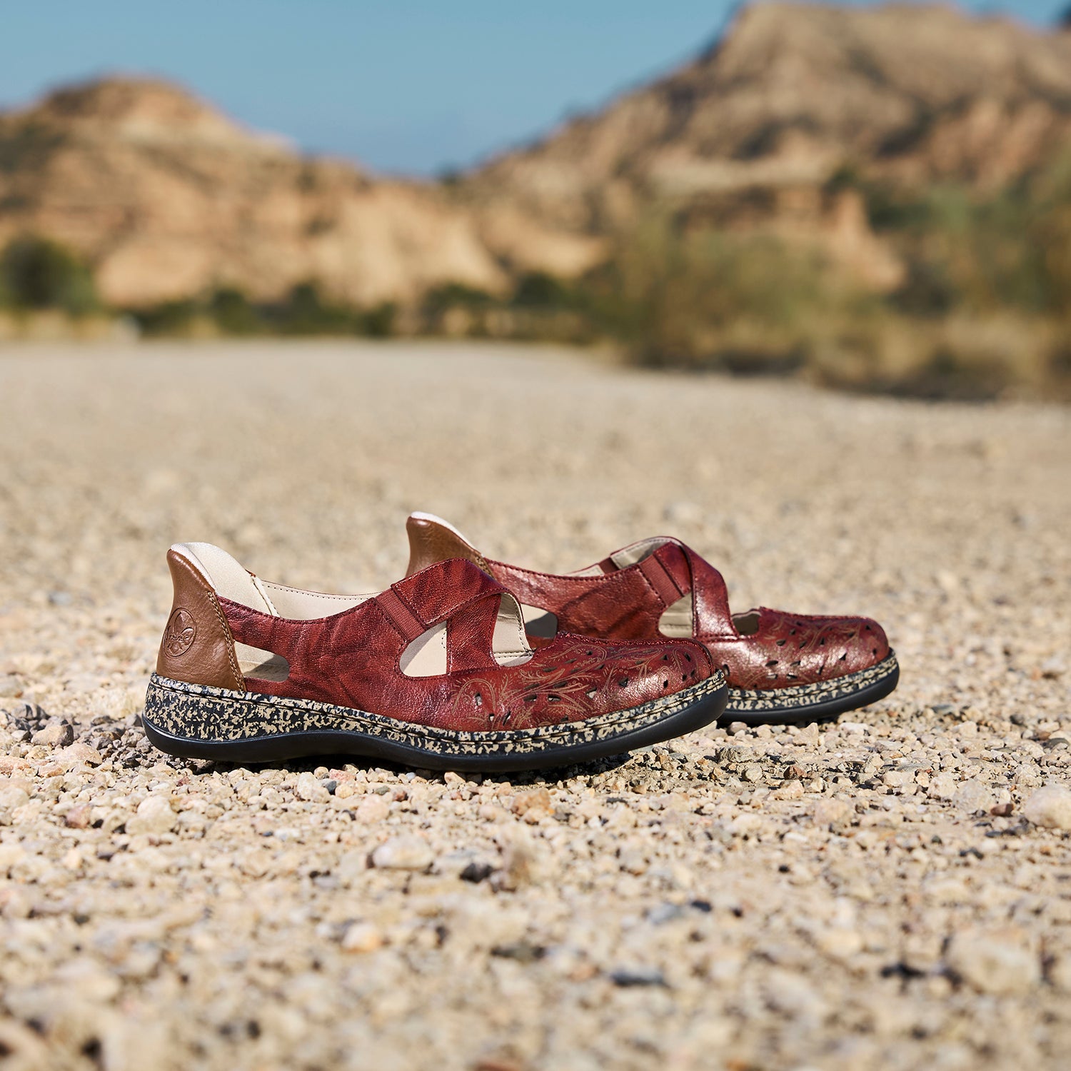 Womens Rieker Rieker 46352-33 Women's Mary Janes Red/Cayenne Red/Cayenne