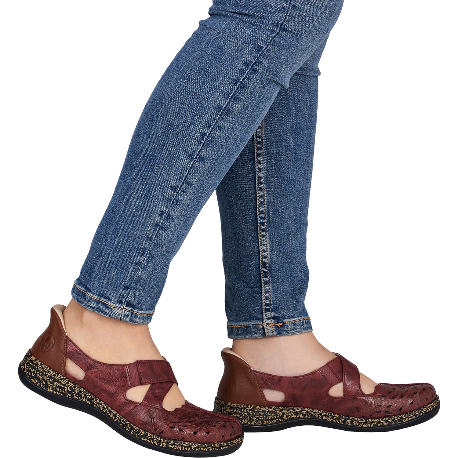 Womens Rieker Rieker 46352-33 Women's Mary Janes Red/Cayenne Red/Cayenne