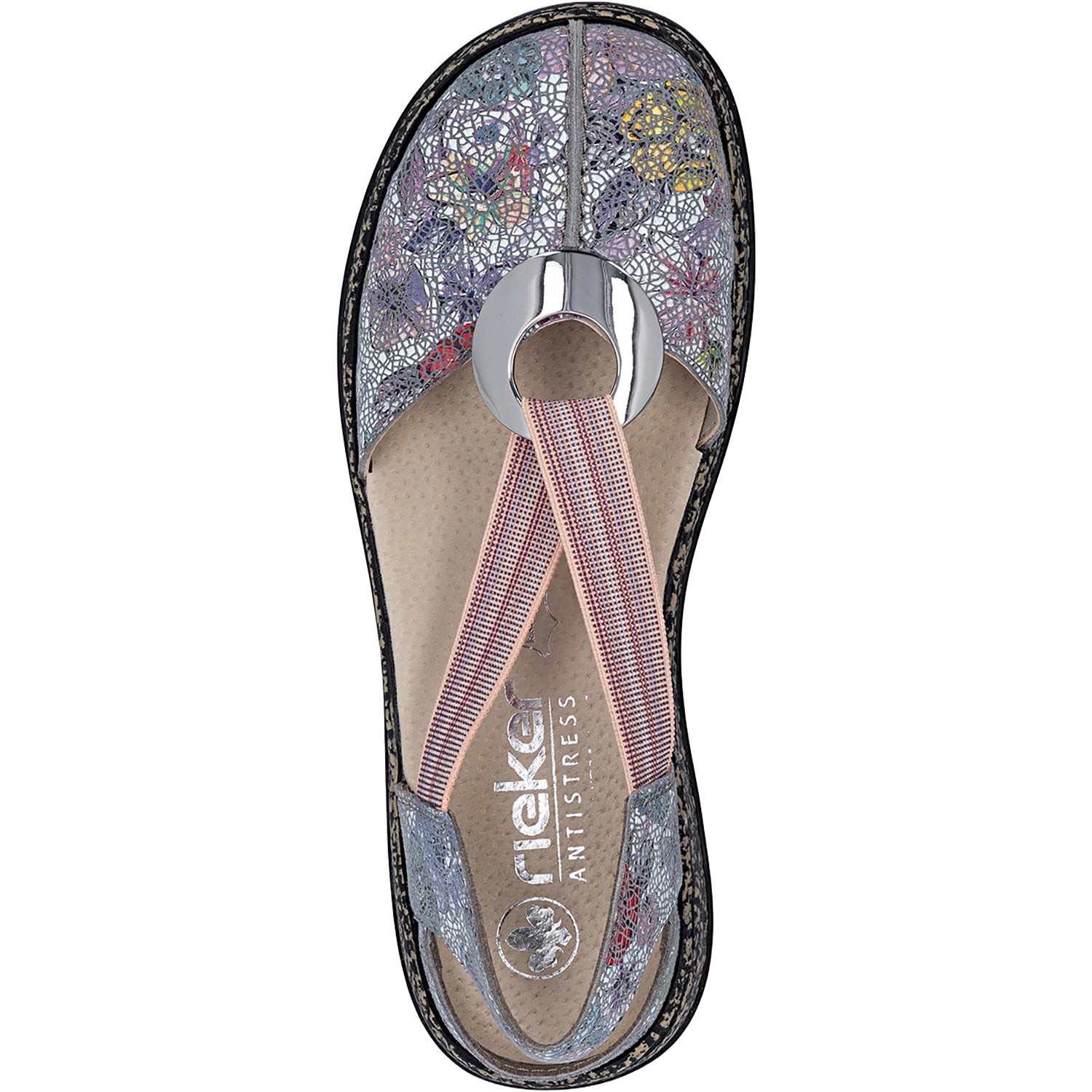 Womens Rieker Rieker 46361-90 Women's Slingbacks Adria-Multi Adria-Multi