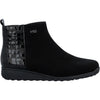 Womens Rieker Rieker 47258-00 Donna Women's Boots Schwarz/Schwarz Schwarz/Schwarz
