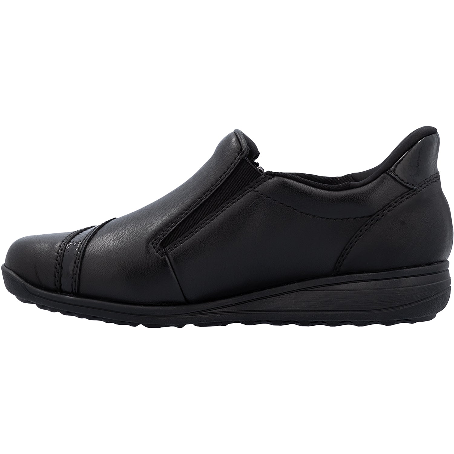 Rieker 47264-00 Women's Slip Ons Traditional Schwarz/Black/Schwarz