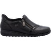 Womens Rieker Rieker 47264-00 Women's Slip Ons Traditional Schwarz/Black/Schwarz Schwarz/Black/Schwarz