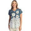 Womens Jess & jane Jess & Jane V-Neck Short Sleeve Dolman Women's Top Friendship Friendship