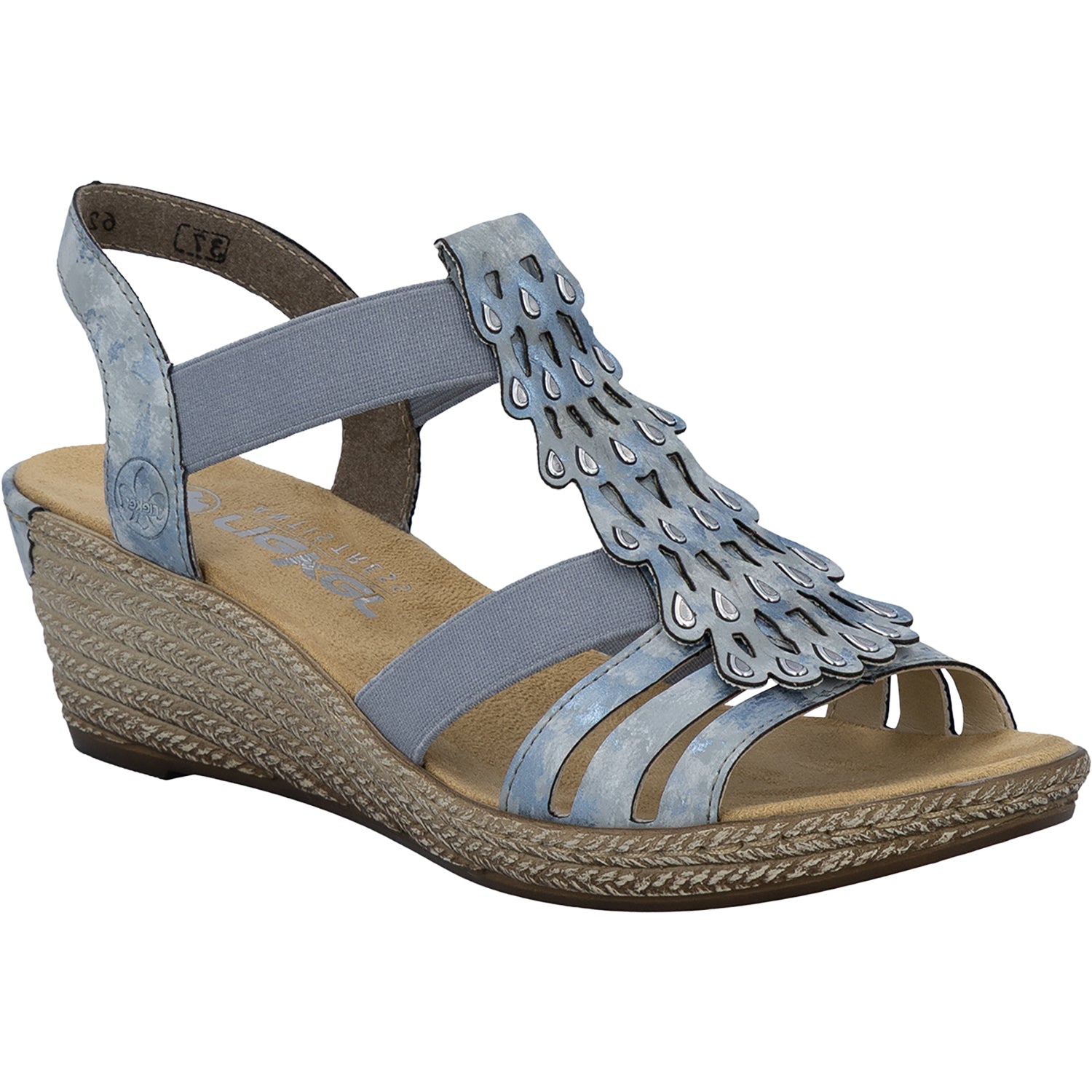 Womens Rieker Rieker 62435-12 Fanni 36 Women's Sandals Heaven Heaven