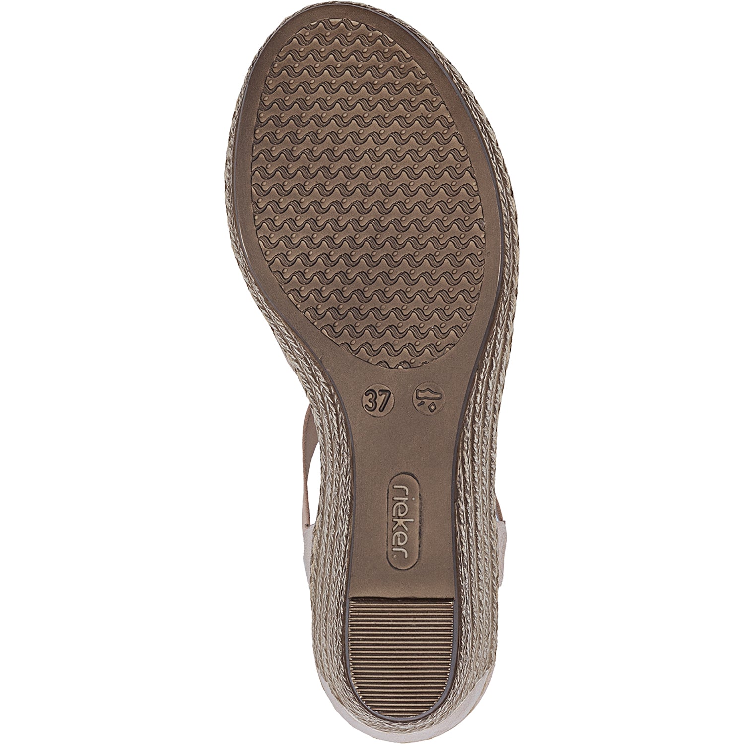 Womens Rieker Rieker 62436-31 Fanni 36 Women's Sandals Rosegold Rosegold