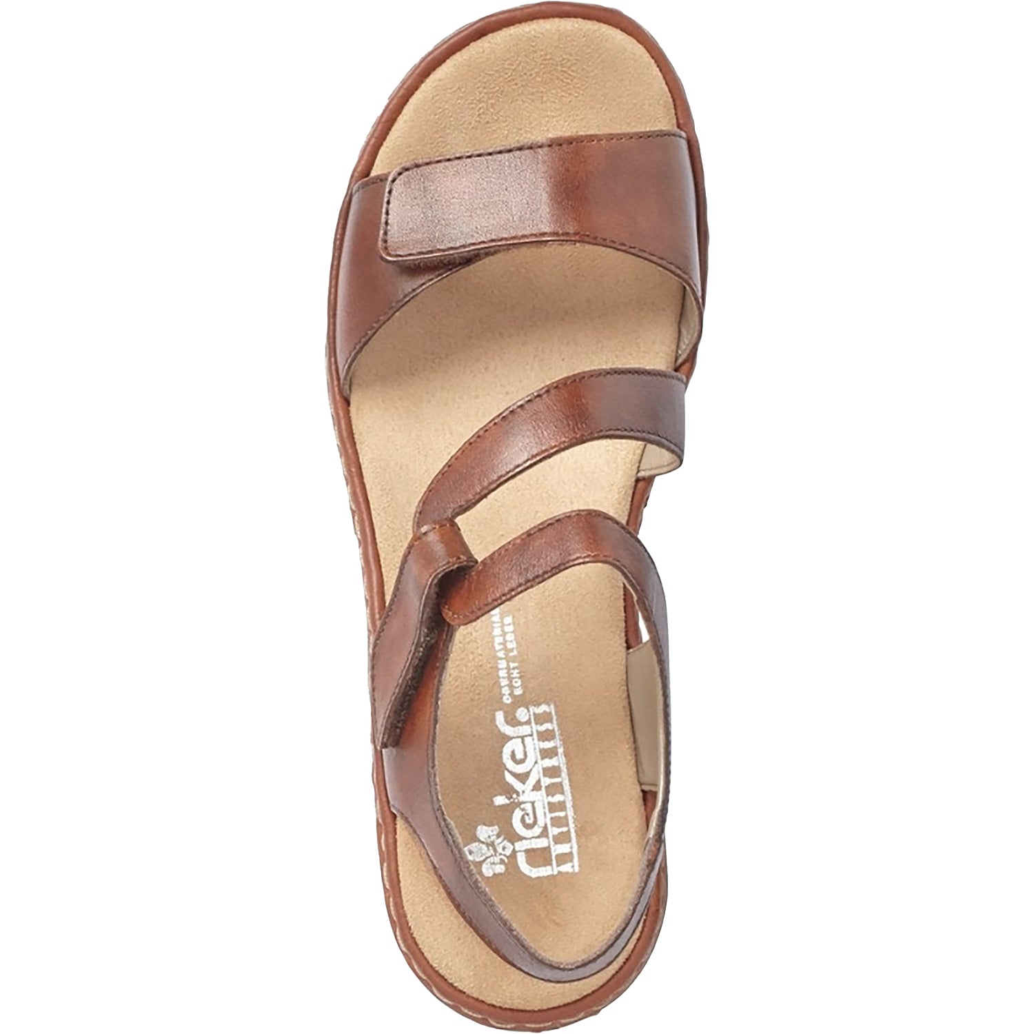 Womens Rieker Rieker 659C7-24 Regina C7 Women's Sandals Clarino Leather Clarino Leather