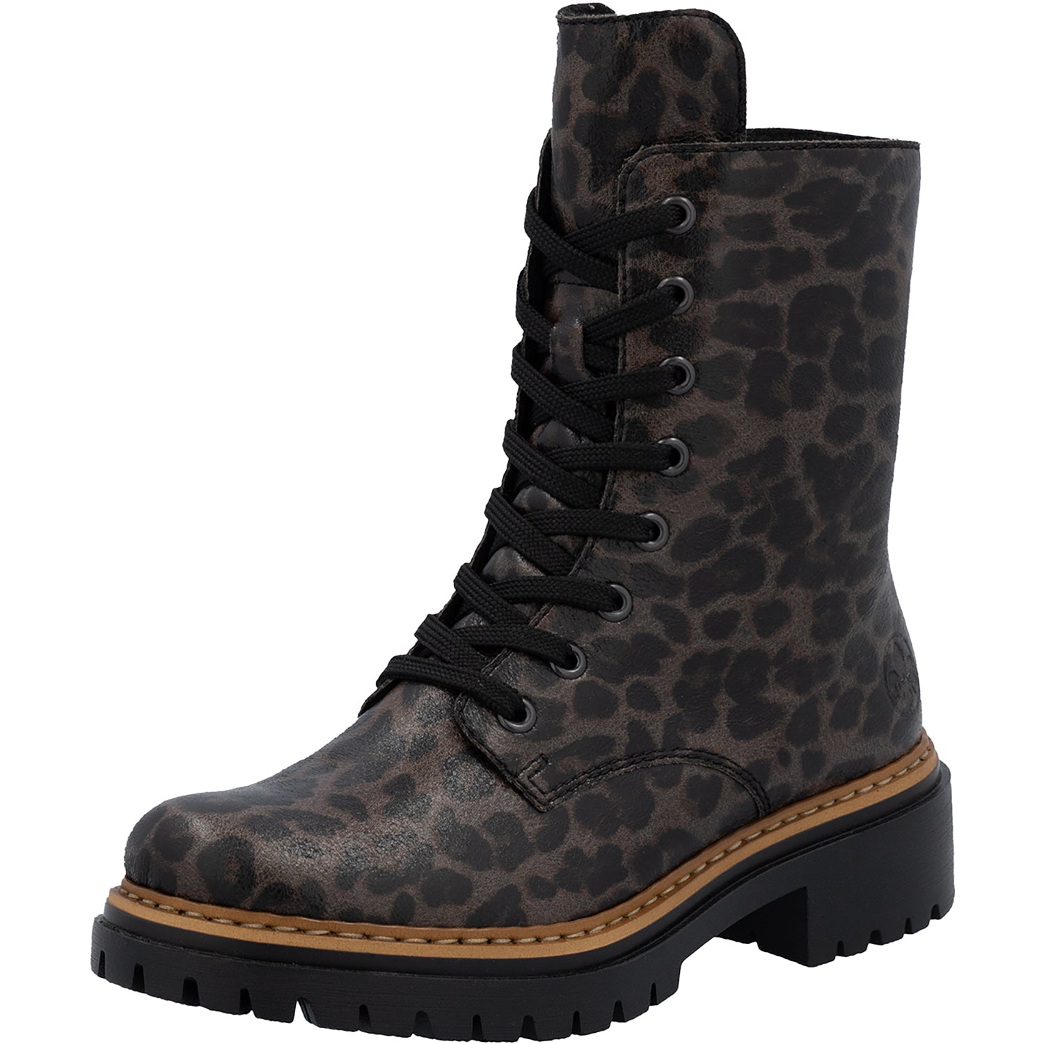 Womens Rieker Rieker 72627-90 Women's Boots Grey Leprato Synthetic Leather Grey Leprato Synthetic Leather
