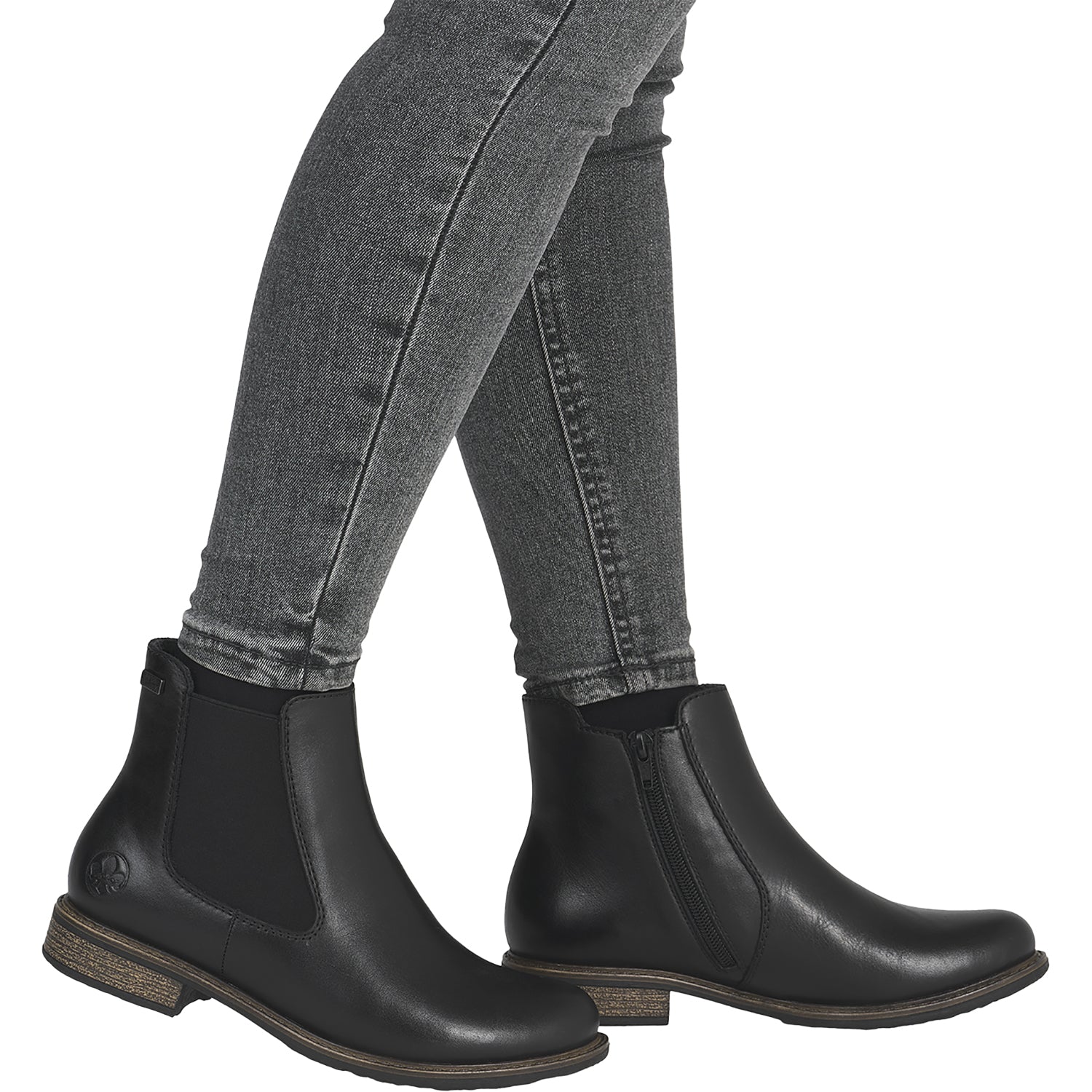Womens Rieker Rieker 74870-00 Women's Boots Black Black