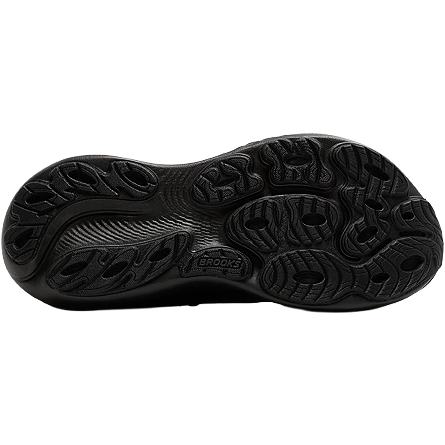 Mens Brooks Brooks Adrenaline GTS 25 Men's Athletic Shoes Black/Black/Ebony (Stability Support) Black/Black/Ebony