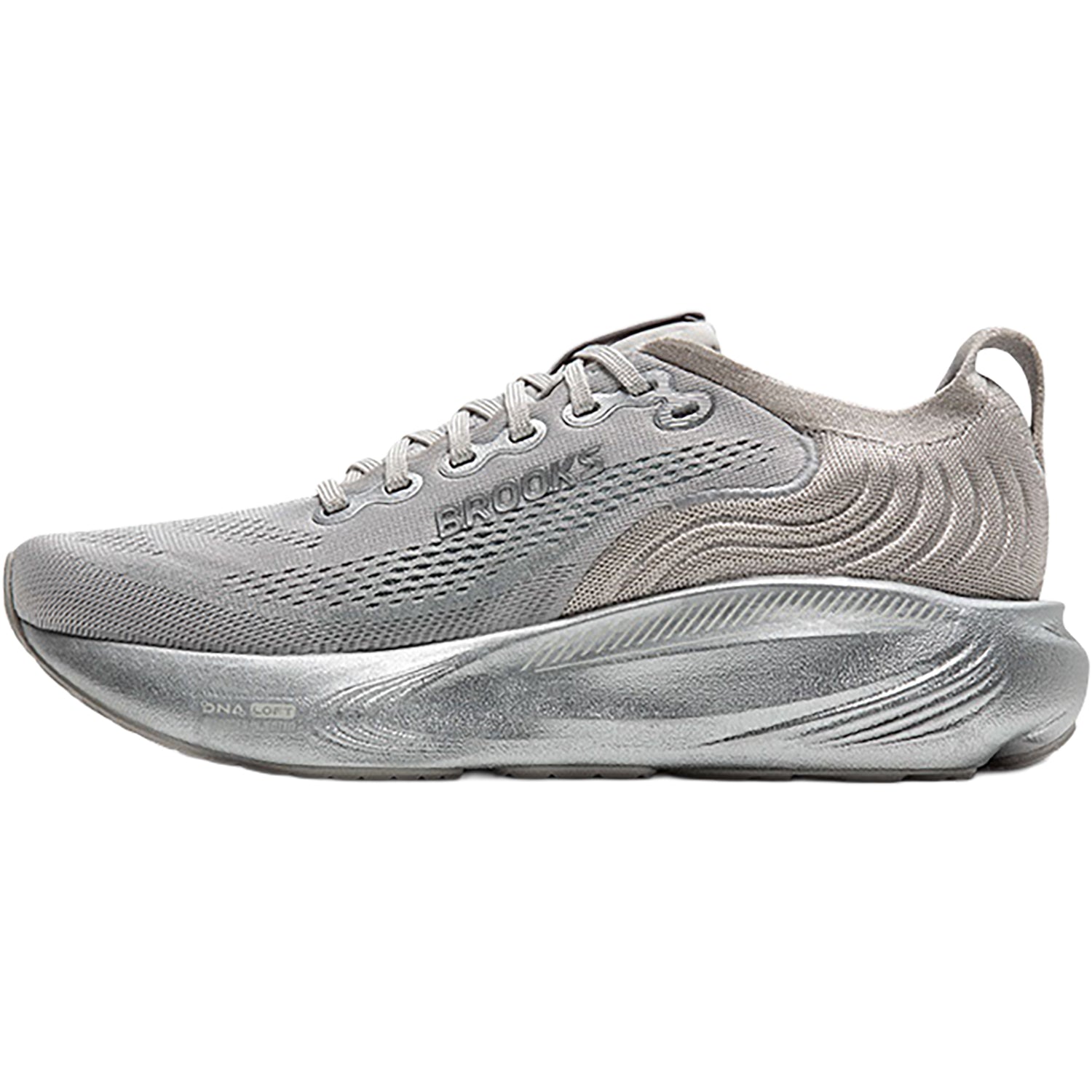Womens Brooks Brooks Adrenaline GTS 25 (Stability Support) Women's Athletic Shoes Silver Anniversary Edition Silver Anniversary Edition