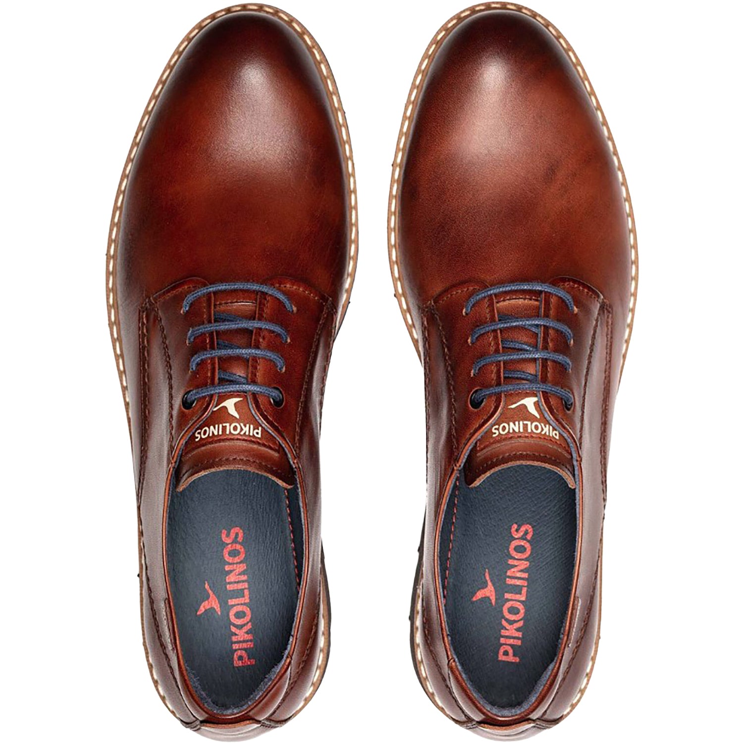 Mens Pikolinos Pikolinos Alarcon M7D-4289 Men's Dress Lace Up Shoes Cuero Cuero