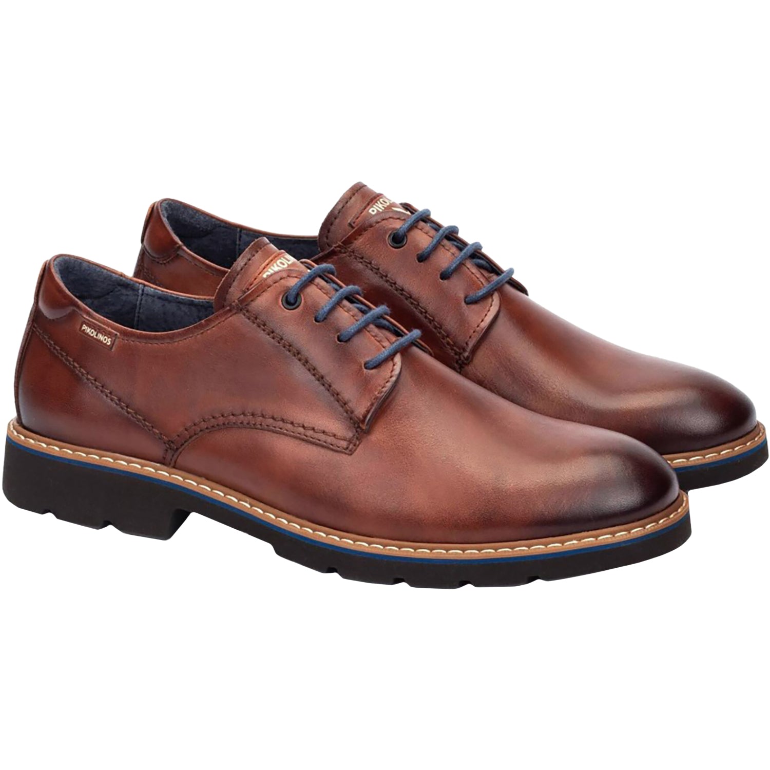 Mens Pikolinos Pikolinos Alarcon M7D-4289 Men's Dress Lace Up Shoes Cuero Cuero