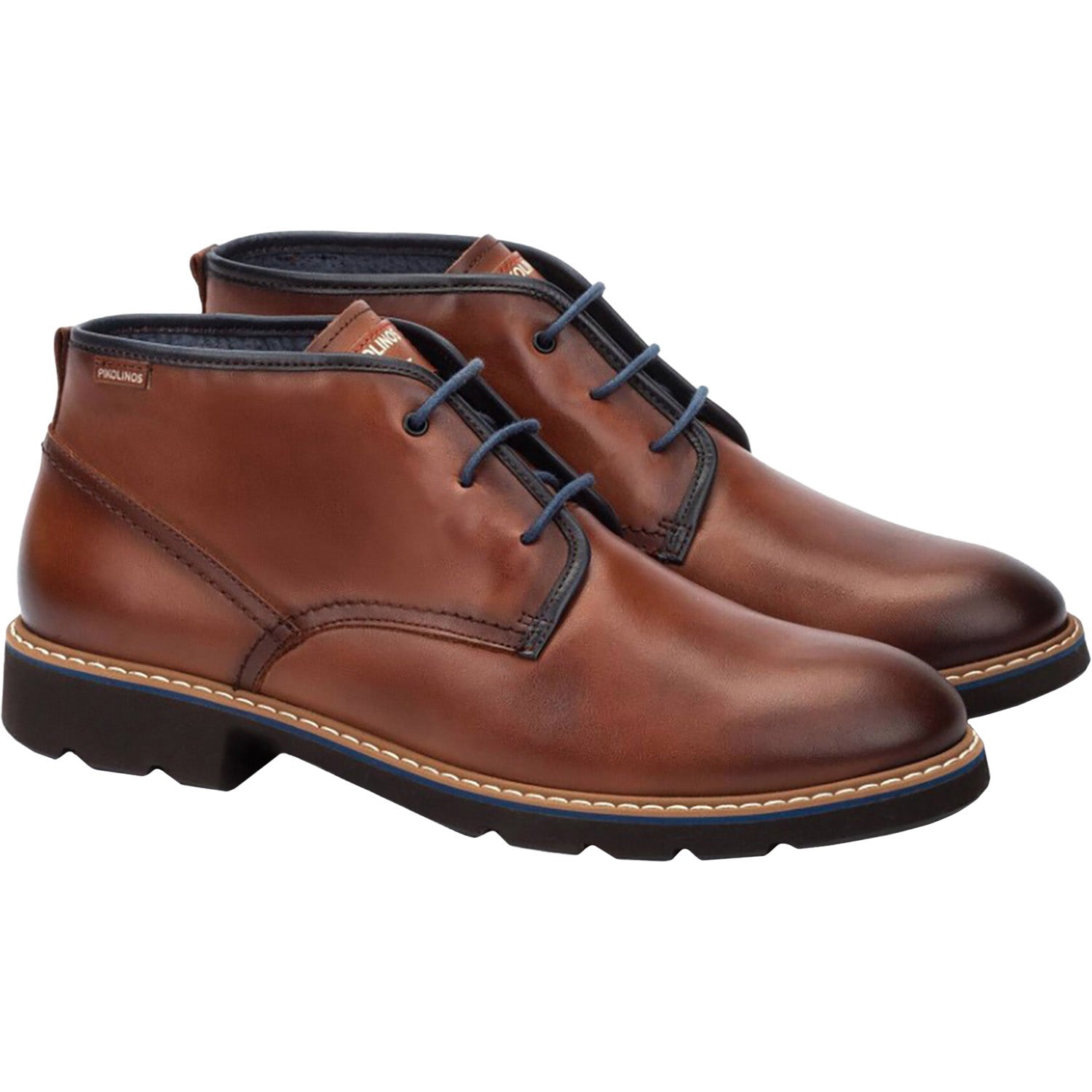 Mens Pikolinos Pikolinos Alarcon M7D-8054C1 Men's Lace Up Shoes Cuero Cuero