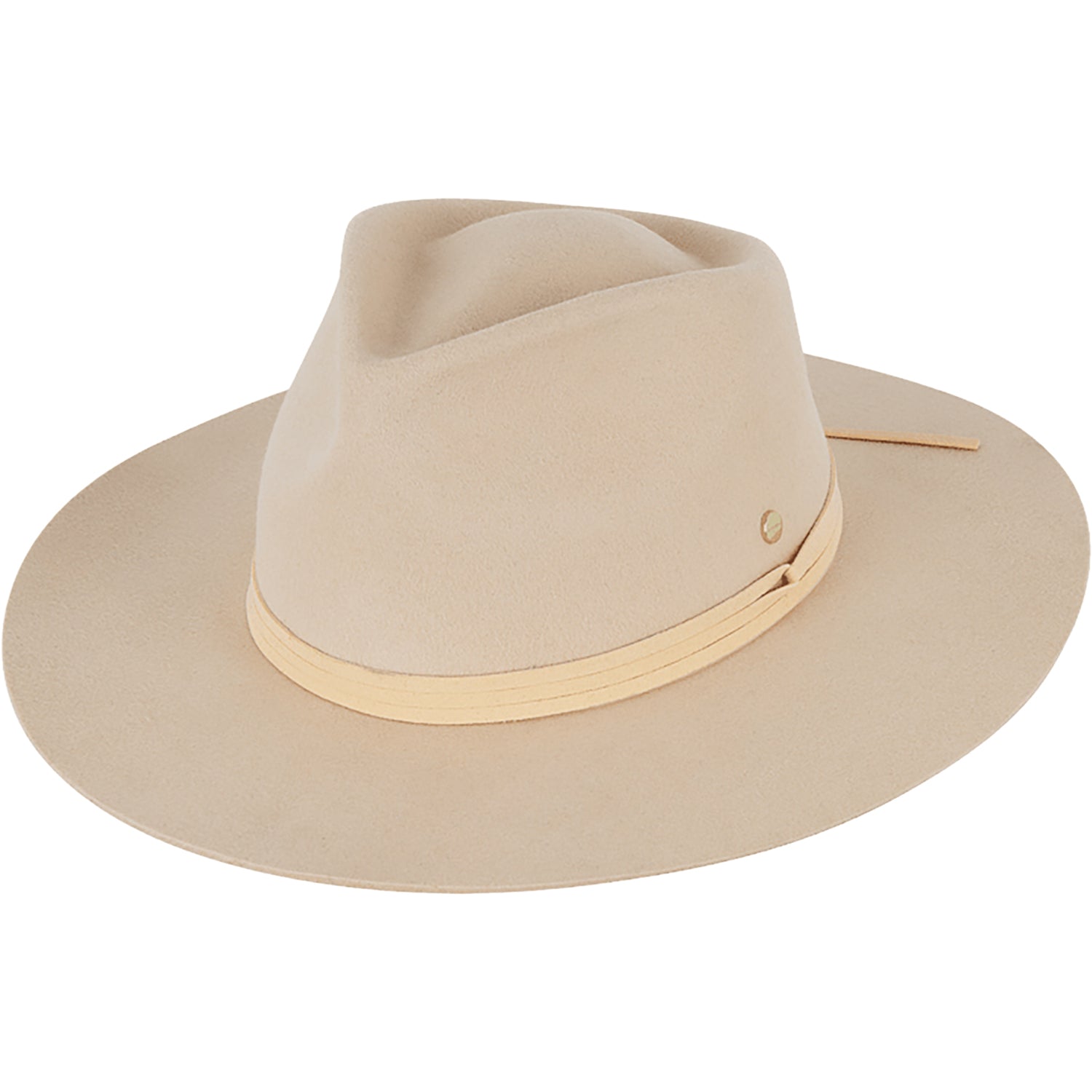 Womens Kooringal Kooringal Alice Wide Brim Fedora Women's Hat Cream Cream