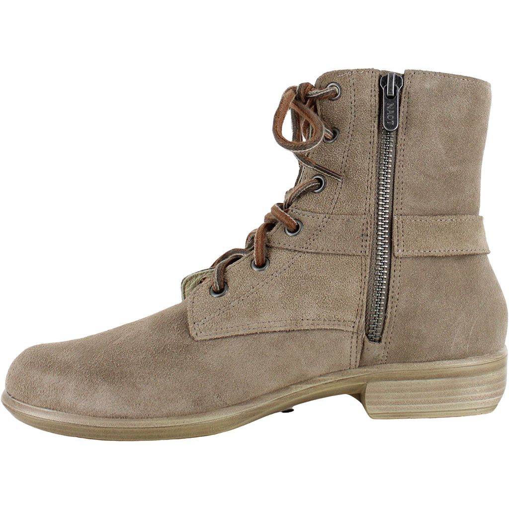 Womens Naot Women's Naot Alize Almond Suede Almond Suede