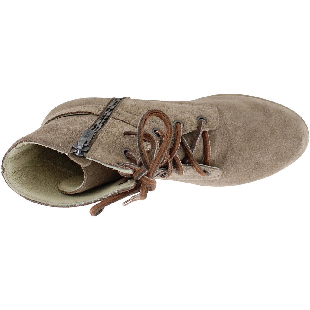 Womens Naot Women's Naot Alize Almond Suede Almond Suede