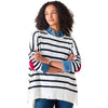 Womens Mersea Mersea Amour Sweater Women's Long Sleeve Top Navy Stripe Heart Navy Stripe Heart