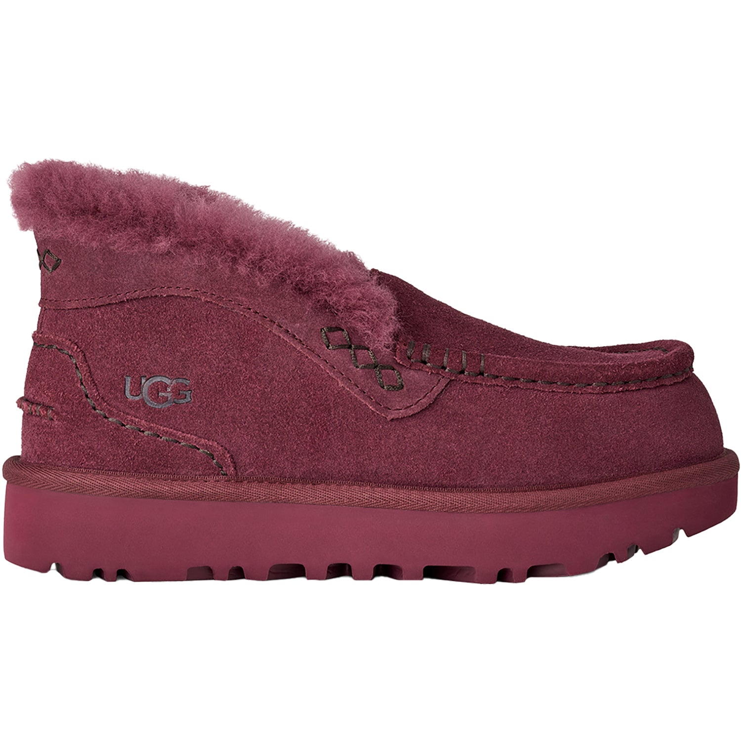 Womens Ugg UGG Ansley Parc Women's Slippers Burnt Magenta Burnt Magenta