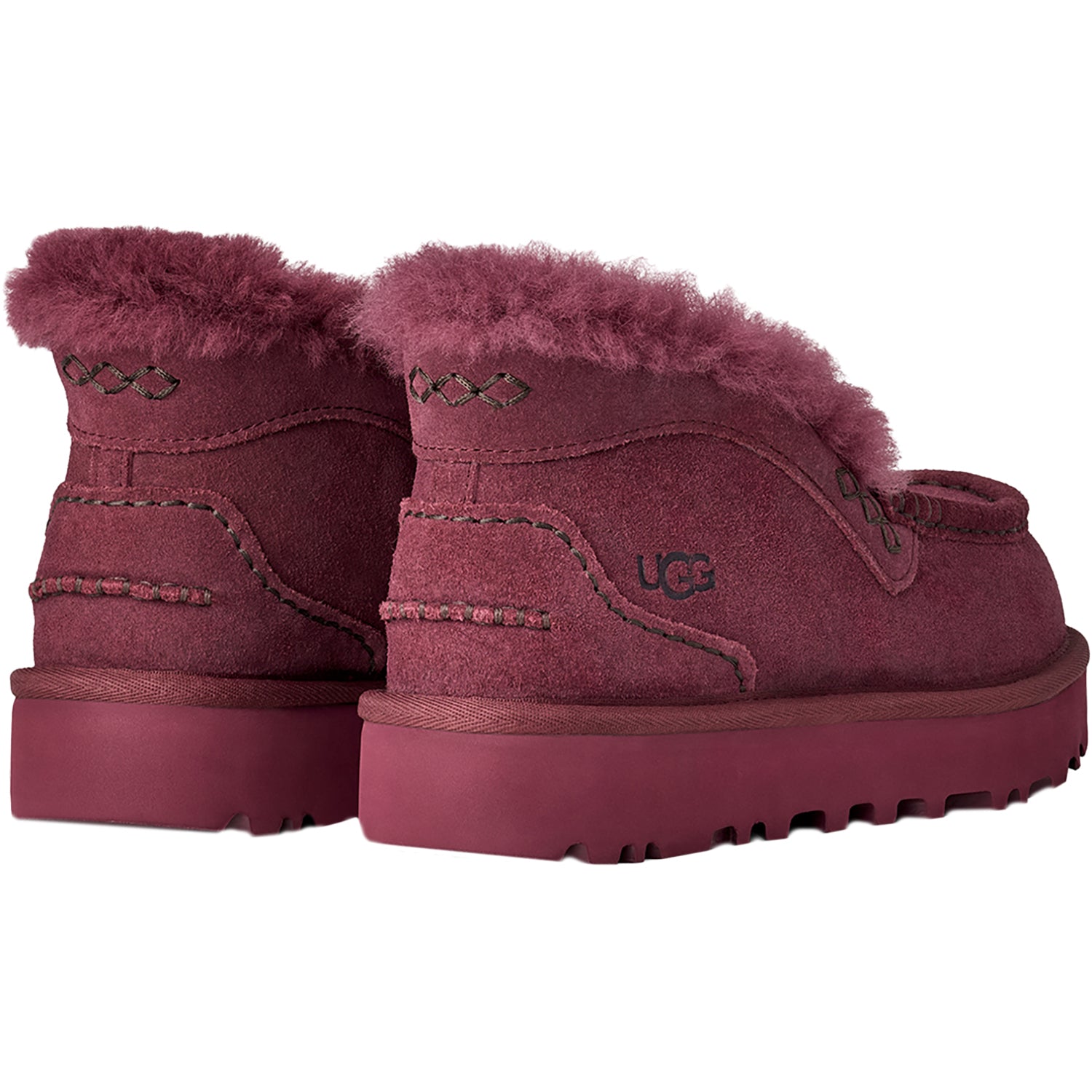 Womens Ugg UGG Ansley Parc Women's Slippers Burnt Magenta Burnt Magenta