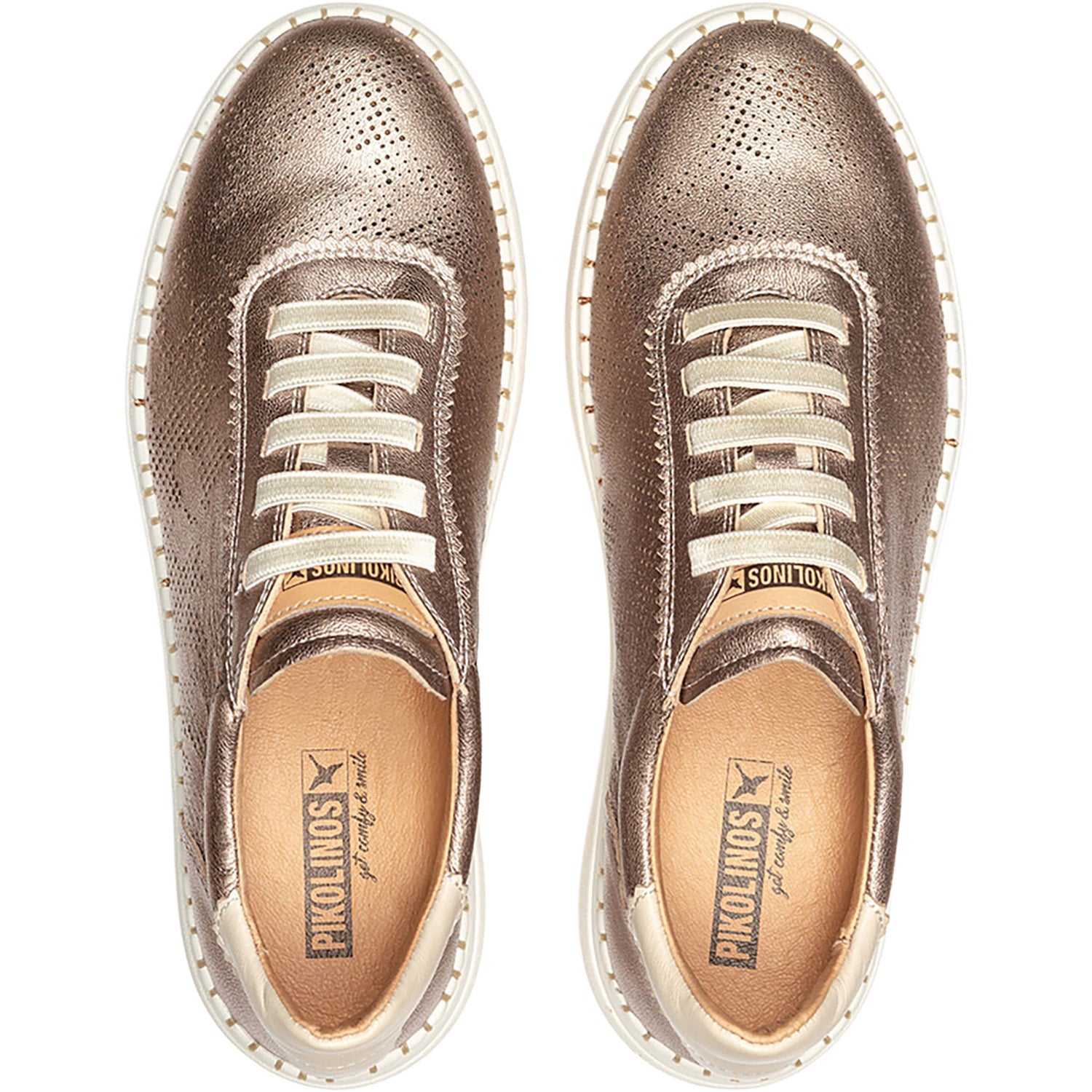 Womens Pikolinos Pikolinos Arenas W0C-6621CLC1 Women's Slip Ons Sporty Stone Stone